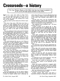 Crossroads - a history