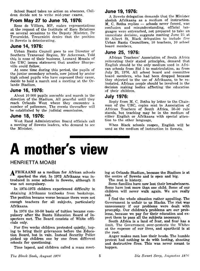 A mother`s view