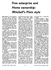 Free enterprise and home ownership: Mitchell`s Plain style