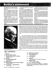 The present National Party Government