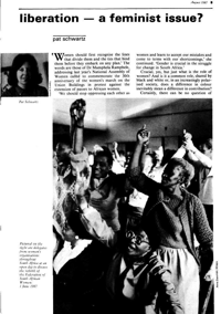 Liberation: a feminist issue?