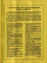 A dictionary for English-speaking South Africans