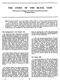 The Story of the Black Sash
