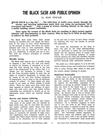 The Black Sash and public opinion