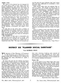 District Six planned social sabotage