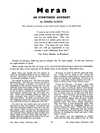 Meran: an eyewitness account