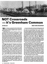 Not Crossroads - it`s Greenham Common
