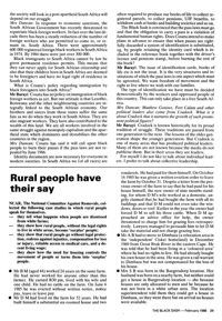 Rural people have their say