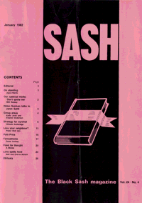 The Black Sash/Die Swart Serp January 1982 Volume 24 No 4