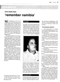 'Remember Namibia'