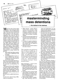 Masterminding mass detentions: the method in the madness