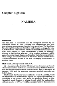 Chapter eighteen: Namibia