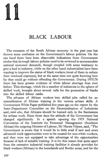 Chapter eleven: Black labour