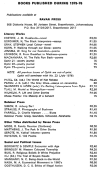 Books published during 1975-76