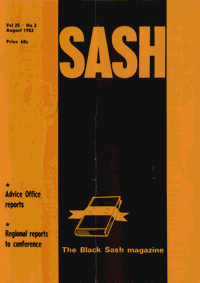 Sash Volume 25 Number 2 August 1982