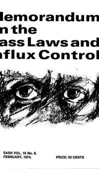 Sash Volume 16 Number 8 February 1974