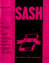 Sash Volume 23 Number 4 February 1981