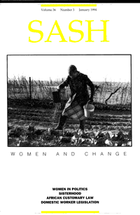 Sash Volume 36 Number 3 January 1994