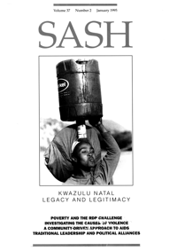 Sash Volume 37 Number 2 January 1995