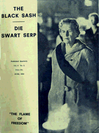The Black Sash/Die Swart Serp Volume 6 Number 2 June 1962
