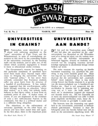 The Black Sash/Die Swart Serp Volume 2 Number 2 March 1957