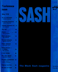 Sash Volume 20 Number 1 May 1978