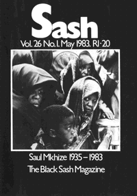 Sash Volume 26 Number 1 May 1983