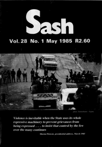 Sash Volume 28 Number 1 May 1985