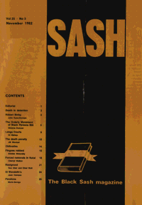 Sash Volume 25 Number 3 November 1982