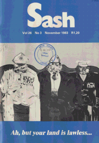 Sash Volume 26 Number 3 November 1983