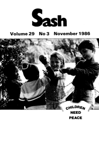 Sash Volume 29 Number 3 November 1986