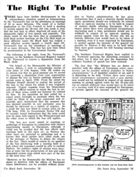 The right to public protest