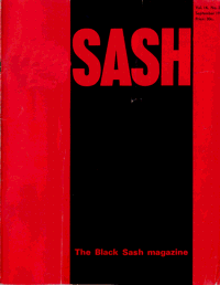 Sash Volume 14 Number 2 September 1970