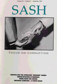 Sash Volume 32 Number 2 September 1989