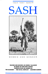 Sash Volume 34 Number 2 September 1991