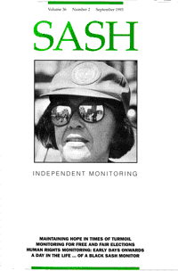 Sash Volume 36 Number 2 September 1993