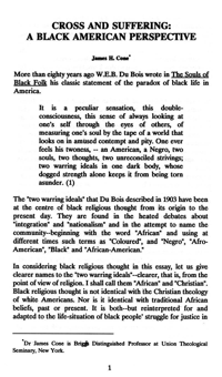 Cross and suffering: a Black American perspective