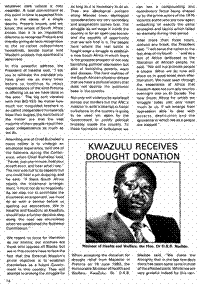 KwaZulu receives drought donation