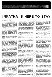 Inaktha is here to stay