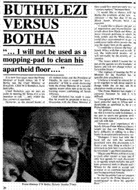 Buthelezi versus Botha
