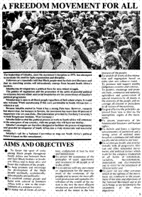 A freedom movement for all