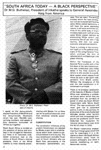 South Africa today - a black perspective