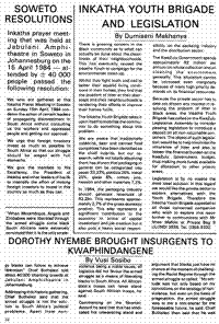 Dorothy Nyembe brought insurgents to KwaPhindangene