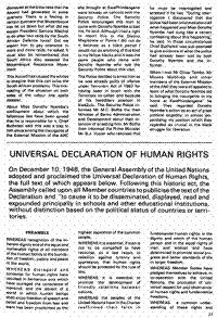 Universal Declaration of Human Rights