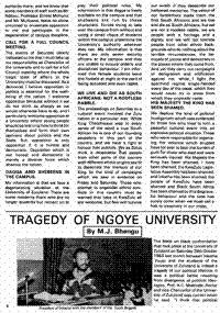 Tragedy of Ngoye University