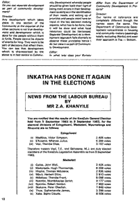 Inkatha has done it again in the elections