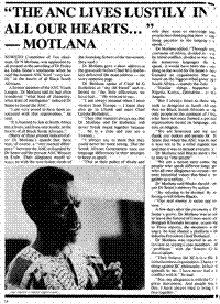 The ANC lives lustily in all our hearts.. 