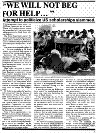 We will not beg for help..: Attempt to politicize US scholarships slammed