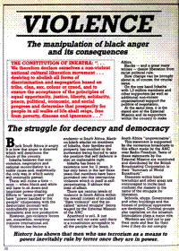 Violence: the manipulation of black anger and its consequences