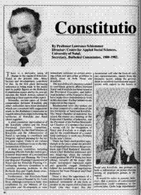 Constitutional perspectives